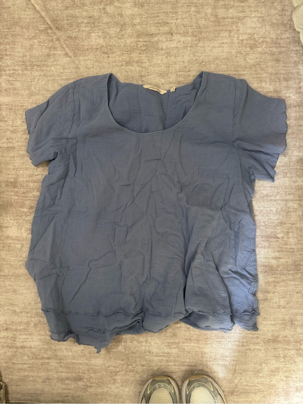 soft surroundings 100% cotton tee size large